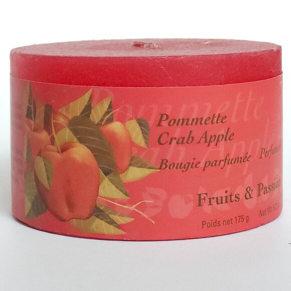 RETRO Fruits and Passion Candle Lot SCENTED Crab Apple Scents of the Islands x 2 - Picture 6 of 10